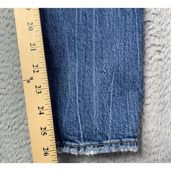 Abercrombie & Fitch Womens Size 26/2 The Skinny High Rise Curve Love Button Fly - Picture 4 of 10